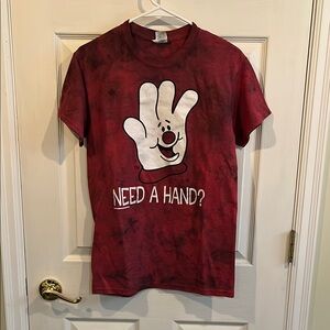 Graphic Tie Dye Red T-shirt size small